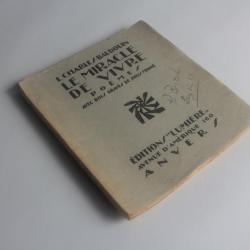 Livre le miracle de vivre charles baudouin dédicacé 1922