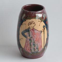 Vase Louis-Etienne DESMANT Tapisserie Bayeux