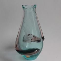 Vase cristal Femme nue Zelezny Brod Bohème
