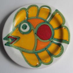 Giovanni DE SIMONE Assiette céramique Poisson