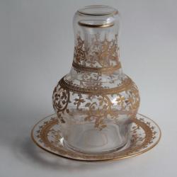 SAINT LOUIS Service de nuit cristal filigrané