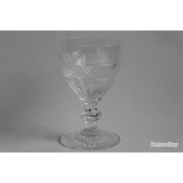 SAINT LOUIS Verre  vin cristal Trianon 12 cm