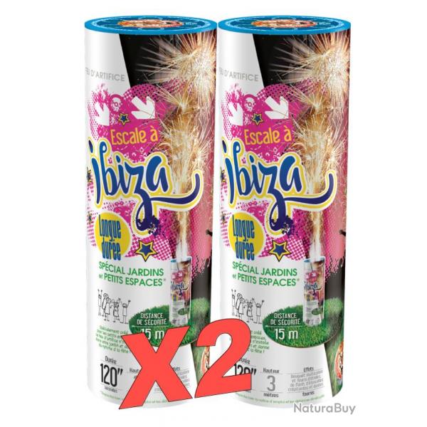 FEU D'ARTIFICE ESCALE  IBIZA - Lot de 2