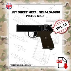 Scrap Metal Vol.15 - MK3 - DIY Sheet Metal Self Loading Pistol