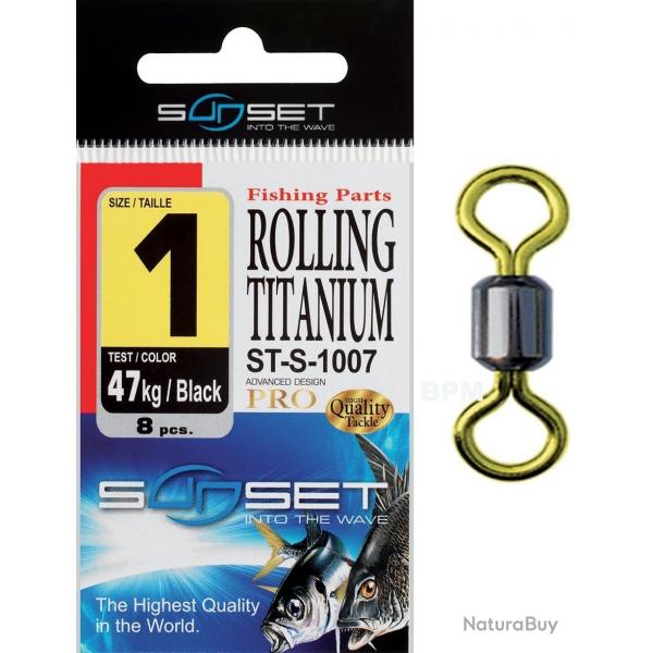 EMERILLON ROLLING TITANIUM ST-S-1007 SUNSET 2/0