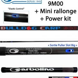 Pack pêche au coup / Carpe Garbolino Bulldog Carp 9M00 + Mini rallonge + Power kit Canne livrée mont