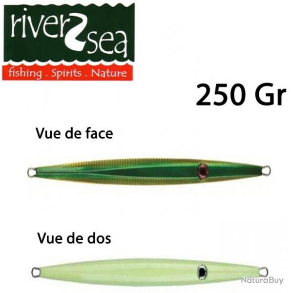 Jig Zero Dropper River 2Sea 250gr (Vert / Phospho)