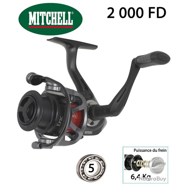 Moulinet Leurre / Carnassier Mitchell Epic 2 000 FD