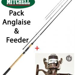 Pack complet pêche Anglaise ou Feeder Mitchell Pro