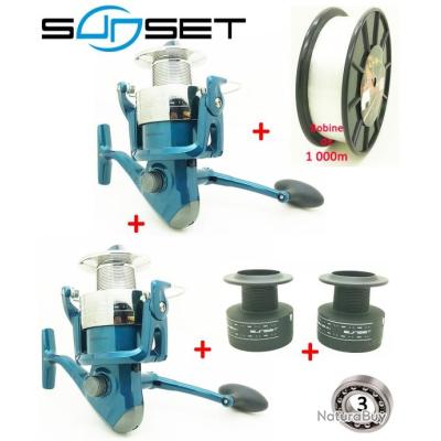 Moulinet Sunset SUNSEI SW FD - Ultra puissant - Pêche en mer