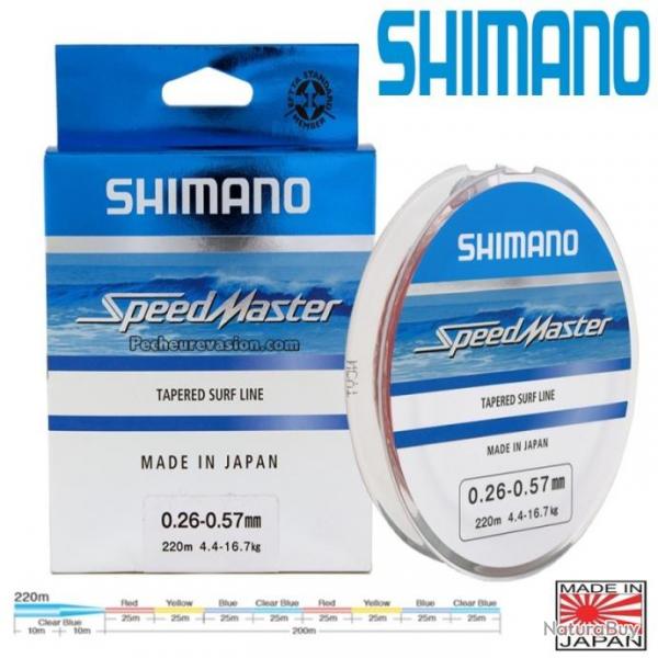 NYLON SHIMANO SPEEDMASTER TAPERED SURF LINE 23/100 AU 57/100
