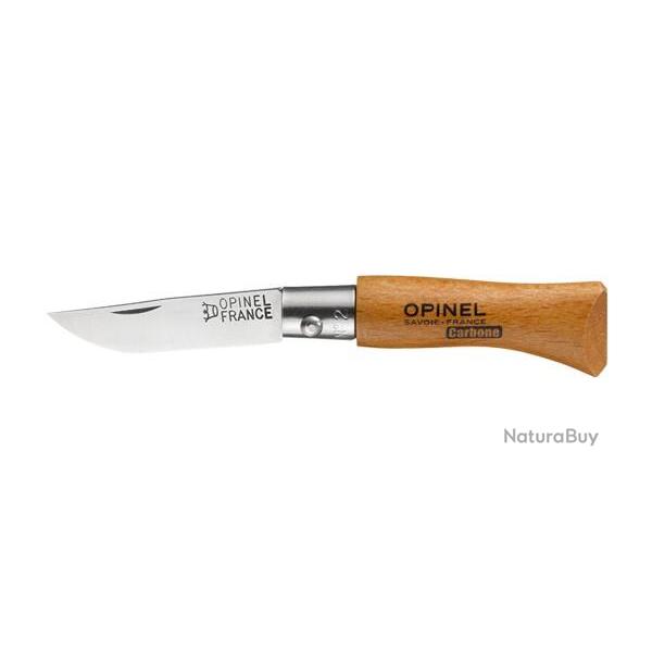 Couteau pliant Opinel Tradition Carbone n02