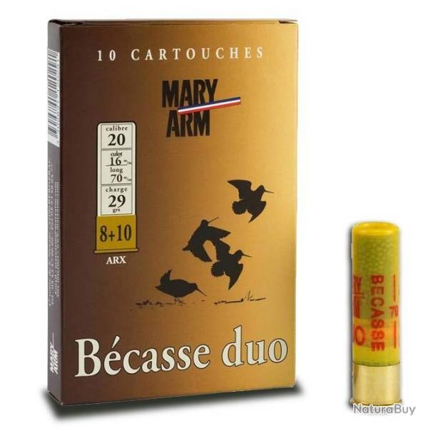 Cartouche Mary Arm Becasse duo 29 Arx cal 20