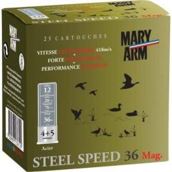 CARTOUCHES MARY ARM STEEL SPEED 36 MAGNUM 4+5 acier