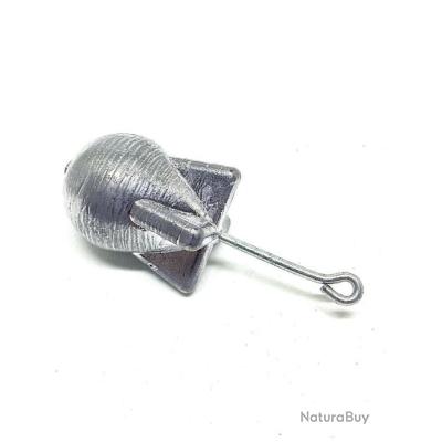 Moule à Plombs Pyramide Fishing4U – 80 à 110 G – Pour Pêche En Mer Et Surfcasting – Fabrique 2 Plombs En Une Fois