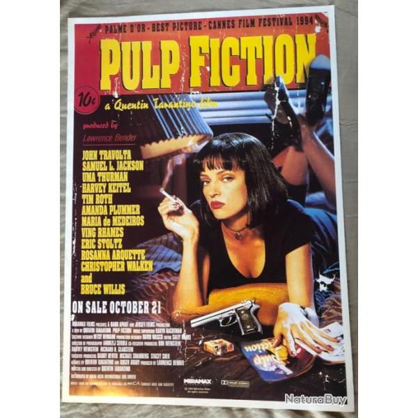Affiche, poster, du Film Pulp Fiction 43 x 61 cm