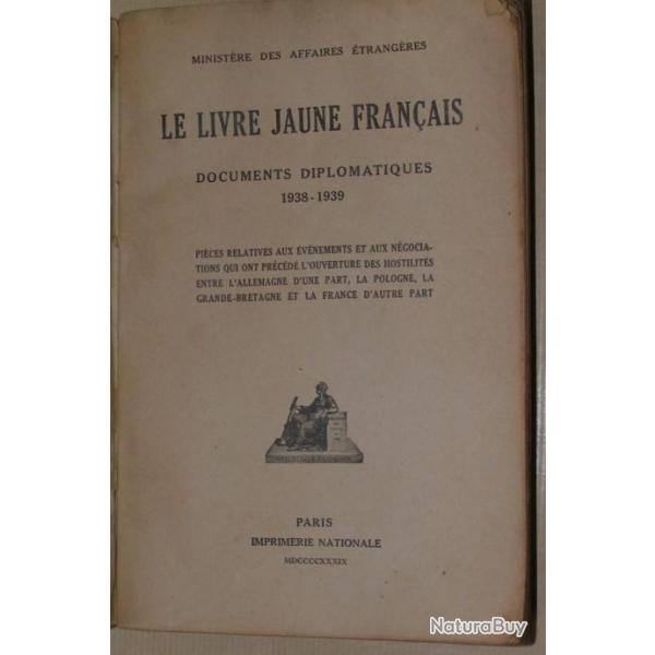 Le livre jaune franais