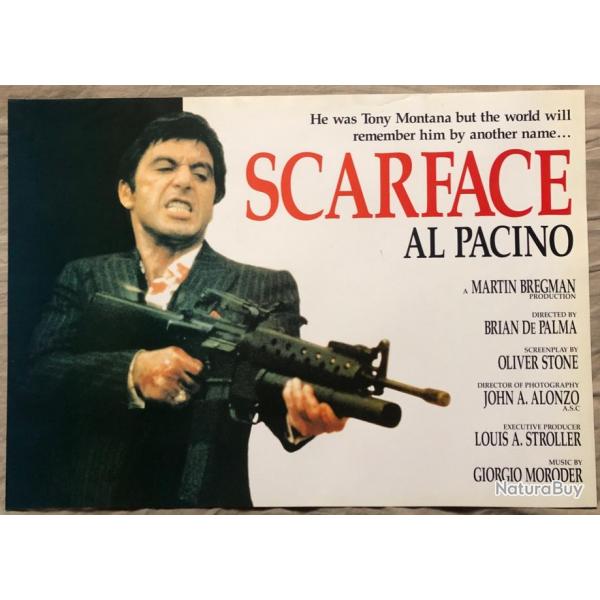 Affiche, poster, du Film SCARFACE 43 x 61 cm