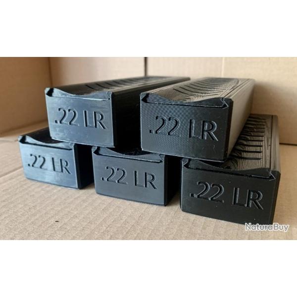 Lot de 2 boites de rangement 22 LR ( 100 munitions )