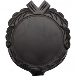 Plaque de trophée ronde avec sculptures