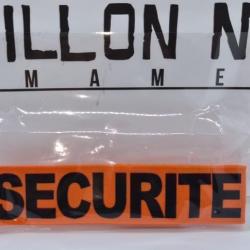 FIN RÉDUCTION! BRASSARD " SECURITE " FACTICE VENTE LIBRE POUR ROLEPLAY! /