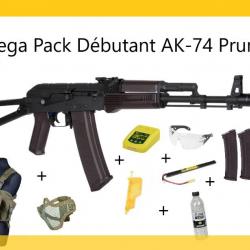 AK74 Prune / Méga Pack Débutant Airsoft ( Promotion )