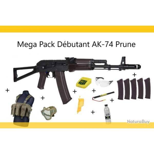 AK74 Prune / Mga Pack Dbutant Airsoft ( Promotion )