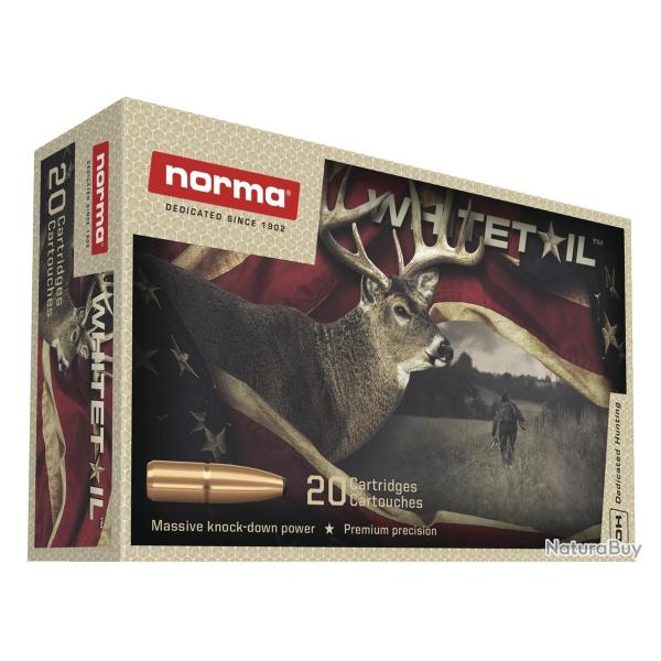 Boite de 20 Cartouche Norma Whitetail cal.7MM rem mag 150gr 9,7gr