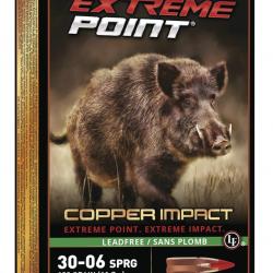 Boite de 20 Cartouches Winchester Extreme point lead free cal.30-06 180gr 11,66G