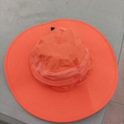 Chapeau souple orange fluo