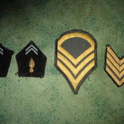 patchs divers dont 2 américains - tenue militaire