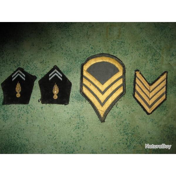 patchs divers dont 2 amricains - tenue militaire