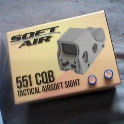 Red Dot SoftAir Compact CQB Tactical  Sight Scope TAN