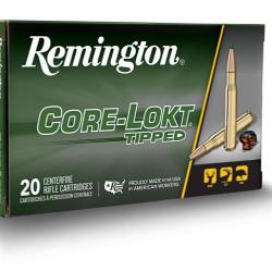 Cartouches REMINGTON Calibre 7 REM MAGNUM CORE-LOKT TIPPED 150grs -Boite de 20 unités