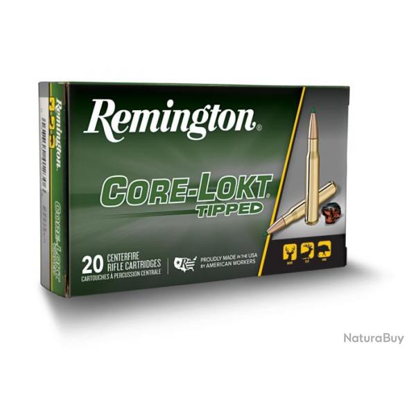 Cartouches REMINGTON Calibre 7 REM MAGNUM CORE-LOKT TIPPED 150grs -Boite de 20 units