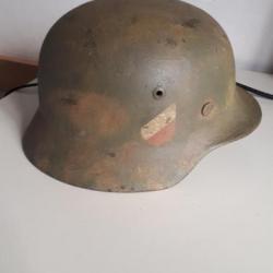 Casque Allemand M35 Wehrmacht Normandie