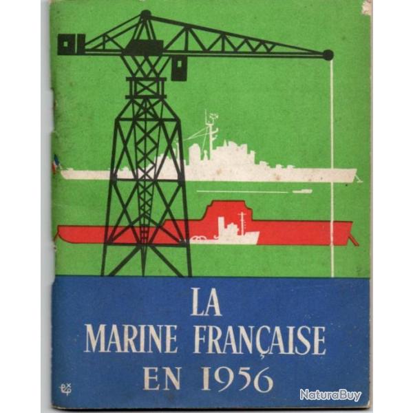 la marine franaise en 1956, rare plaquette