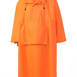 Poncho imperméable orange (Couleur: Orange, Taille: 1)