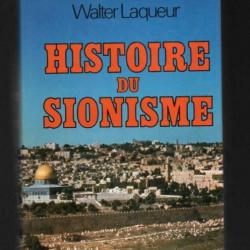 histoire du sionisme de walter laqueur
