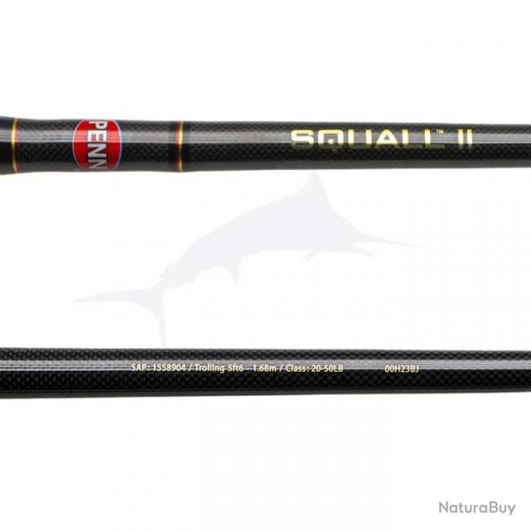 Penn Squall II Trolling Talon Droit 20-50LB