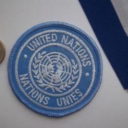écusson collection militaire ONU Organisation des Nations unies