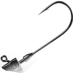 tête plomblée hookers fcritical 28 g n°6/0  par 2  noir/blanc
