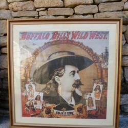 Lot de 6 affiches spectacle wild west show de buffalo bill