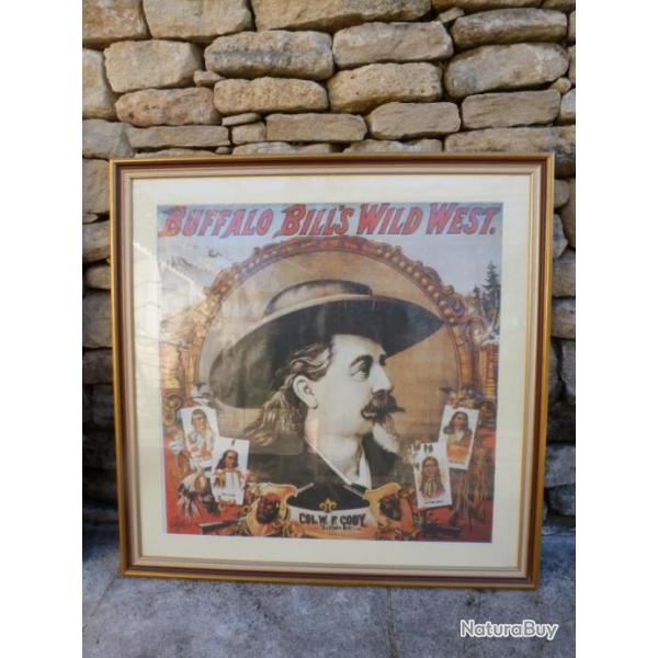 Lot de 6 affiches spectacle wild west show de buffalo bill