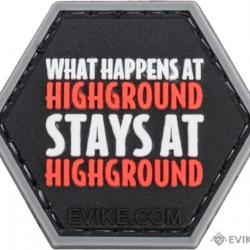 Série iAirsoft 1 : Patch "What Happens at Highground Stays at Highground" - Evike/Hex Patch