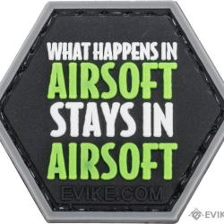 S&eacute;rie iAirsoft 1 : Patch "What Happens in Airsoft Stays in Airsoft" - Evike/Hex Patch