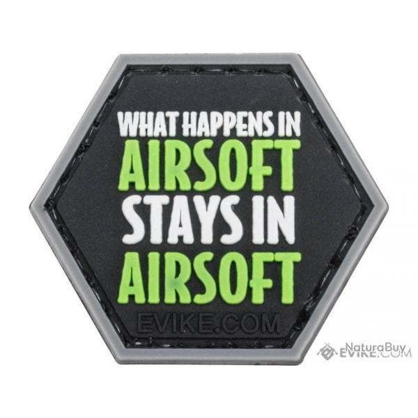 Srie iAirsoft 1 : Patch "What Happens in Airsoft Stays in Airsoft" - Evike/Hex Patch