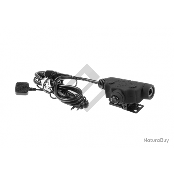 PTT U94 II - Motorola 2-pin / Noir - Z-Tactical