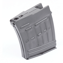 Chargeur Low-Cap 50 BBs pour Kalashnikov Sniper (SVD) AEG - Noir - Cybergun