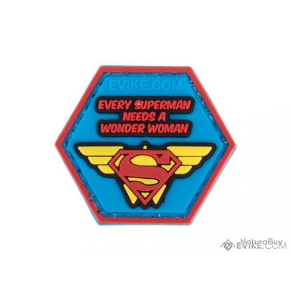Srie Geek 3 : Patch "Superman & Wonder Woman" - Evike/Hex Patch